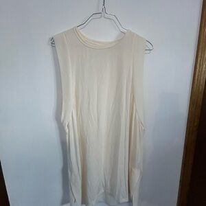 Old Navy Cream Muscle Tee